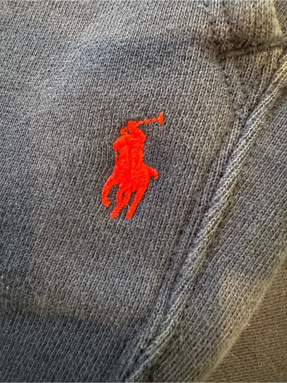 Polo by Ralph Lauren Boys Navy Sweatpants with Red Pony Embroidery School Casual - Picture 5 of 7